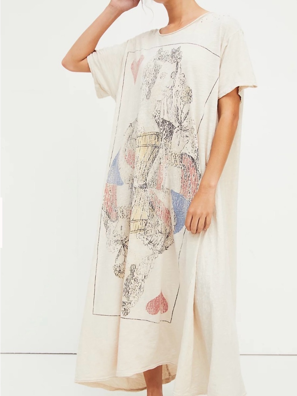 Magnolia Pearl - RETIRED - Queen of Hearts Tee Dress O/S - A108